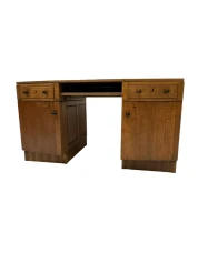 Art Deco Amsterdamse School Desk by Hildo Krop for Gebroeders Monsieur Steenwijk